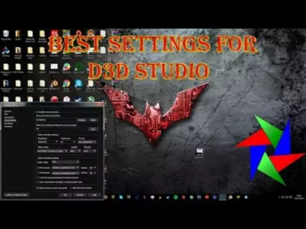 Video: How To Setup D3D Studio Best Settings For No Lag Game Recording